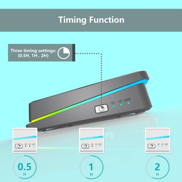 Mouse Jiggler Undetectable Mouse Mover Device, RGB Jiggler Mouse Mover with ON/O - Picture 4 of 12